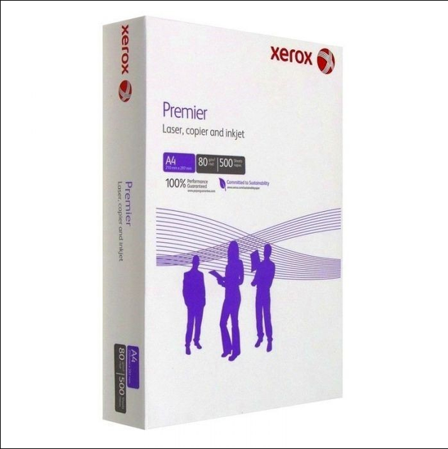 Папір для друку Xerox Premier A4, 80 г/м2, 500 арк., білий